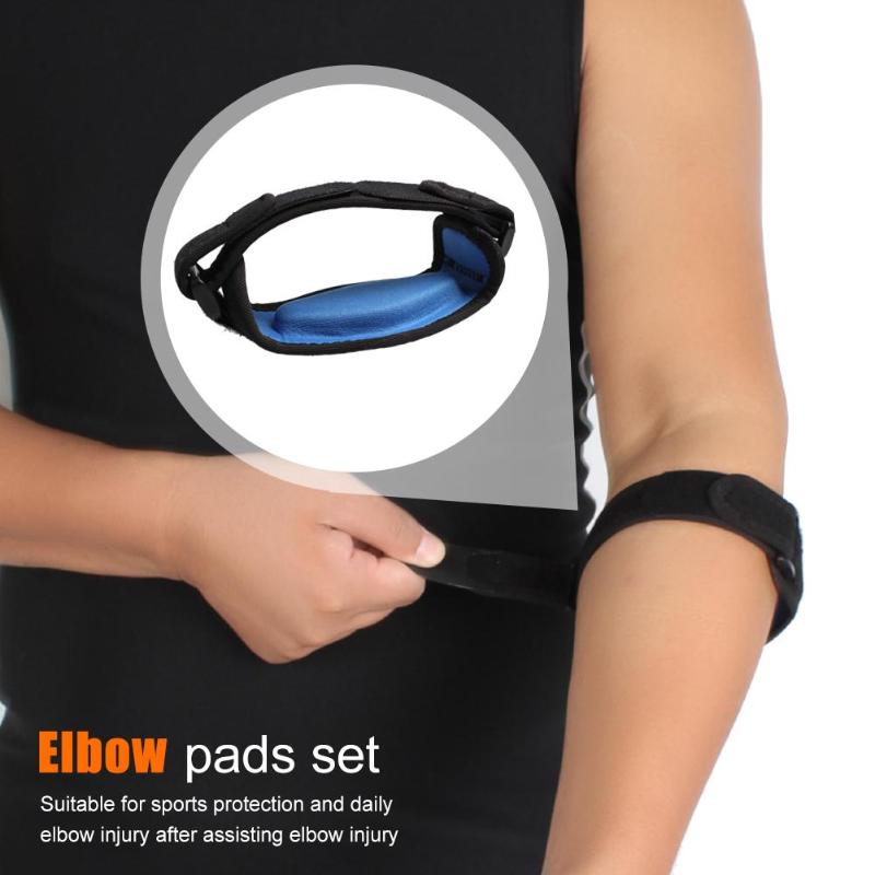 Adjustable Elbow Pads Elbow Support Protector Fitness Adjustable Elbow Pad Muscle Pressurized Protective Belt Sports Safety-ebowsos