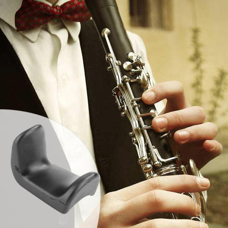 Adjustable Finger Saver Cushion Pad Rubber Saxophone Thumb for Sax Thumb Hook Wind Instrument parts Accessories black-ebowsos