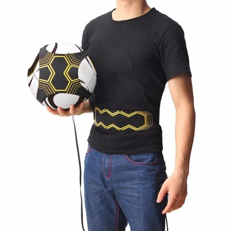 Adjustable Football Trainer Sports Assistance Soccer Ball Practice Belt Training Equipment Kick Accessories Drop shipping-ebowsos