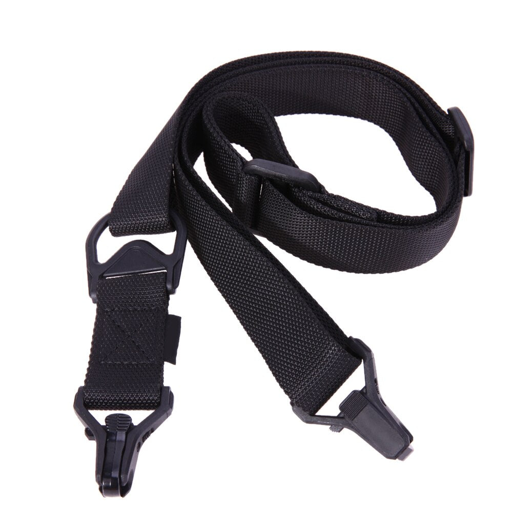 Adjustable Hunting Tactical 2 Point Gun Sling Bungee Strap Safety Durable Belt Rope 1000D Nylon Gun Slings-ebowsos