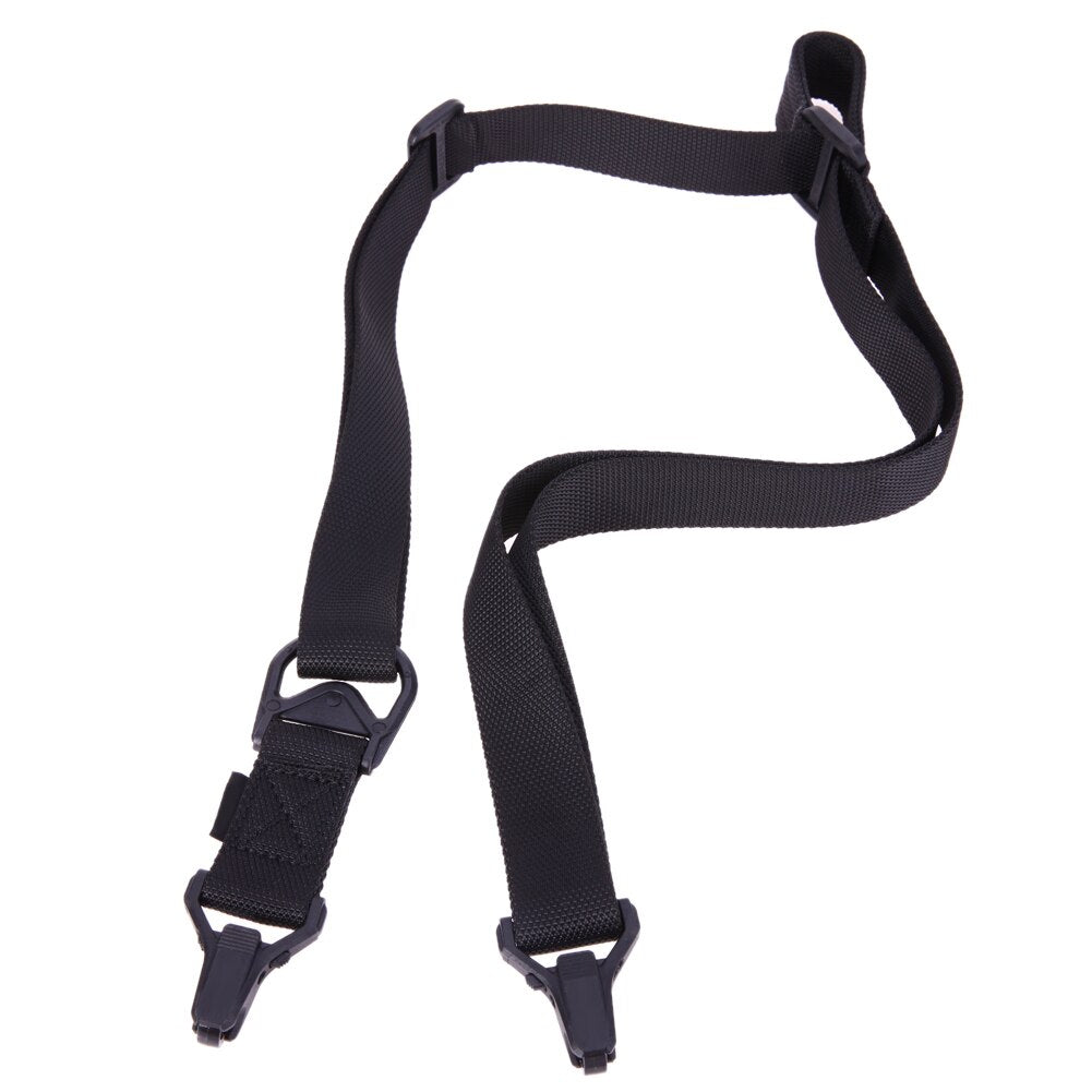 Adjustable Hunting Tactical 2 Point Gun Sling Bungee Strap Safety Durable Belt Rope 1000D Nylon Gun Slings-ebowsos