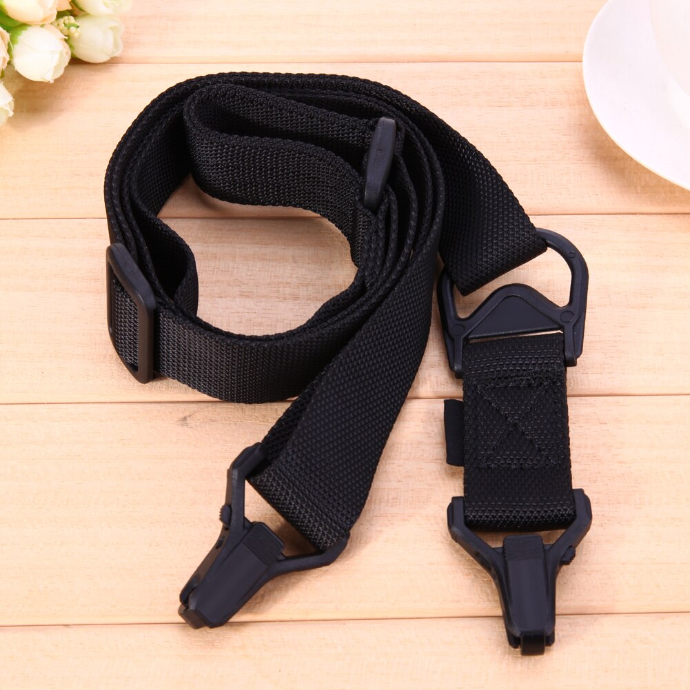 Adjustable Hunting Tactical 2 Point Gun Sling Bungee Strap Safety Durable Belt Rope 1000D Nylon Gun Slings-ebowsos