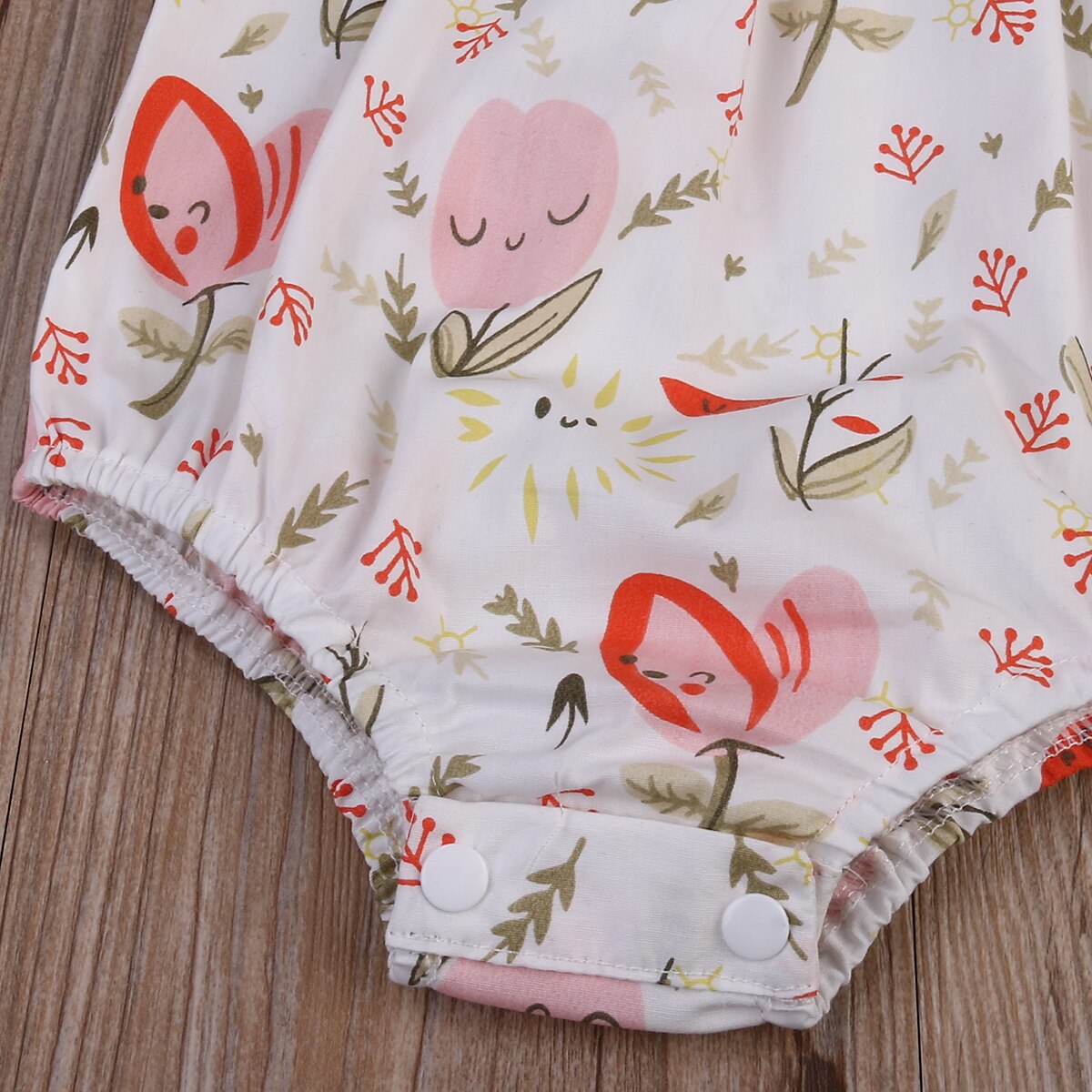 Adorable Newborn Baby Girls Clothes Floral  Jumpsuit Bodysuit Sunsuit HOT - ebowsos