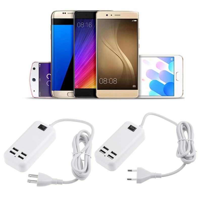 4/6 Ports USB Charger For iPhone iPad Samsung 5V 3A 4A 5A Phone Charger Adapter US EU Plug Universal USB Charger - ebowsos