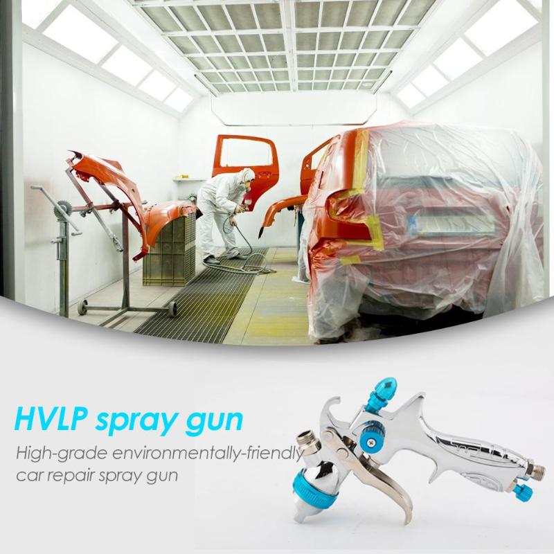 Alloet HVLP 600mL Air Spray Gun Hand Manual Spray Gravity Gun 1.4mm Atomization Furniture Coating Car Painting Sprayer - ebowsos