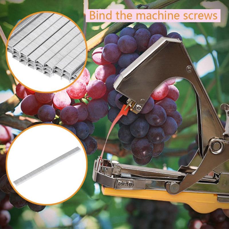 Alloet Tying Machine Garden Plant Tapetool Tapener with 10 Rolls Tape Set for Vegetable Grape Tomato Pruning Tools Alloy + PP - ebowsos