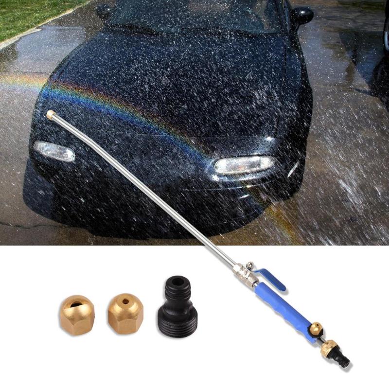 Alloy Wash Tube Hose Car High Pressure Power Water Jet Washer 2 Spray Tips Lawn Garden Tools Auto Maintenance Cleaner Watering - ebowsos