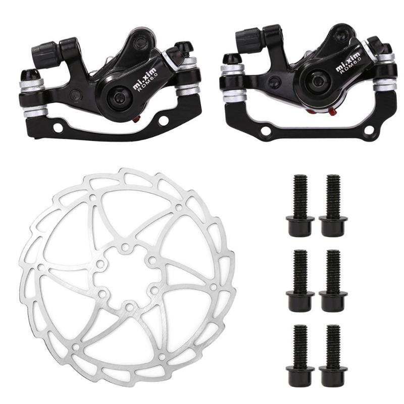 Aluminum Alloy MTB Bike Front Rear Mechanical Disc Brake and 160mm Centerline Rotor A/B Column Universal for Mountain Bike-ebowsos