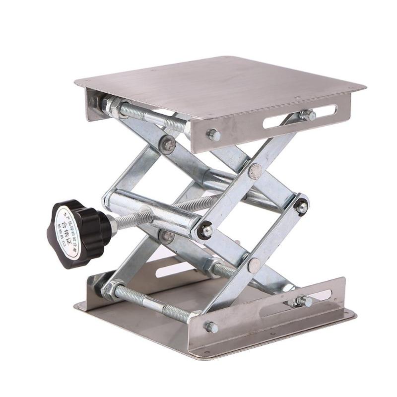 Aluminum Router Lift Table Woodworking Engraving Lab Lifting Stand Rack Adjustable Height Lift Platform for Woodworking Tables - ebowsos