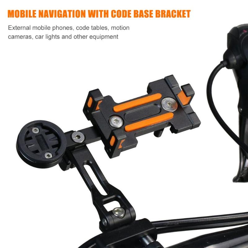 Aluminum alloy Universal Bicycle Mobile Phone Holder Extension Bracket for Navigation-ebowsos