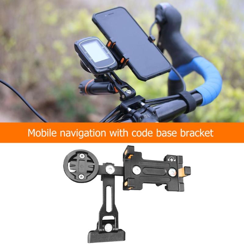 Aluminum alloy Universal Bicycle Mobile Phone Holder Extension Bracket for Navigation-ebowsos