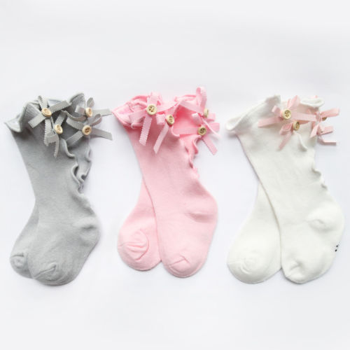 Angel's Wing Baby Toddler Infant Cotton Warm Stockings Knee Tight 0-5Y - ebowsos