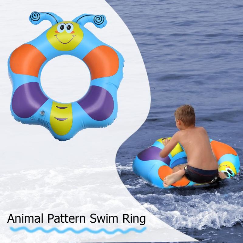 Animal Cartoon Swimming Circle For Children Inflatable Summer Toys Water Sports Beach Pool Float Accessories-ebowsos