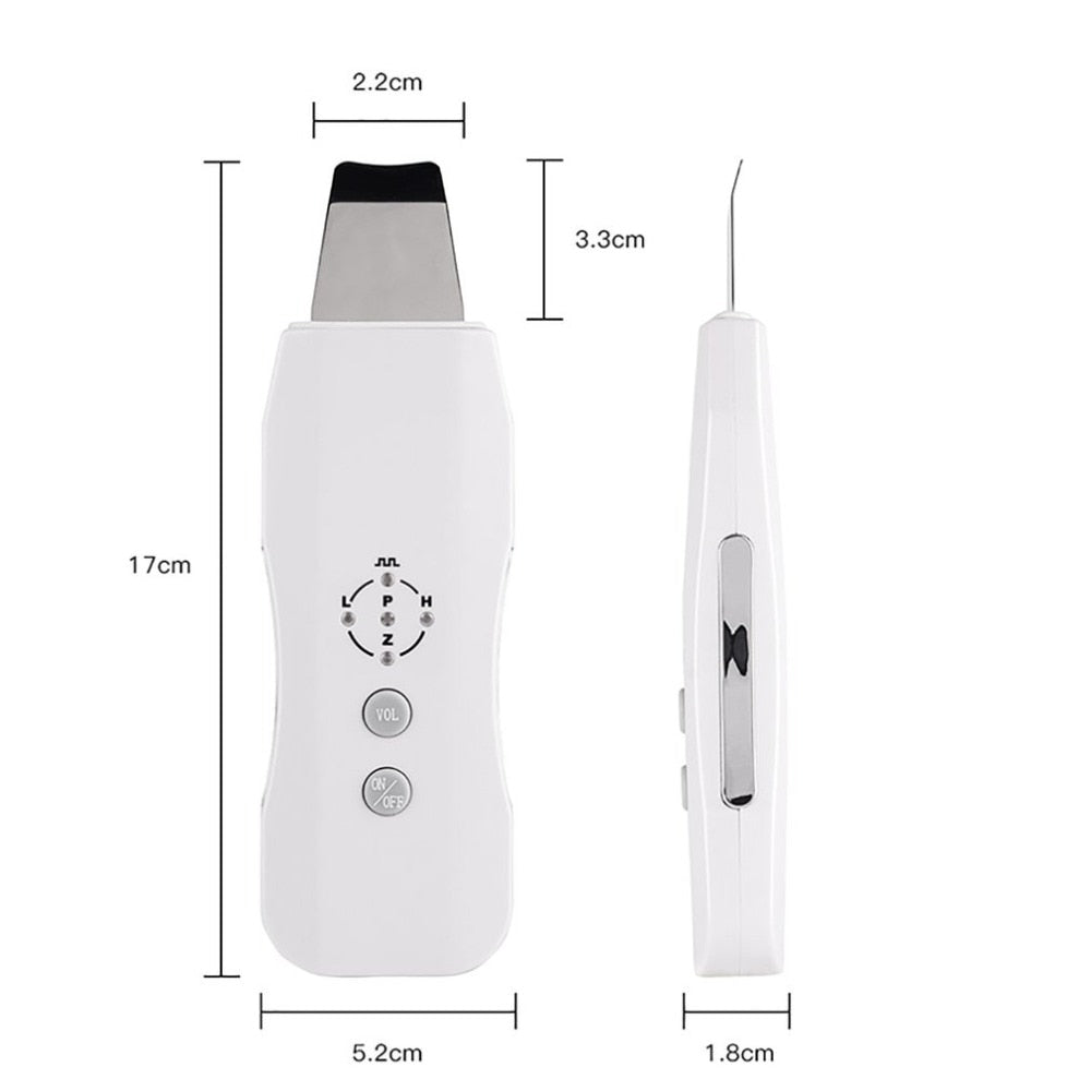 Anion Ultrasonic Vibratior Universal Face Cleansing Machine Beauty Cleaning Scrubber Ultrasound Skin Cleaner Skin ScrubberCare - ebowsos