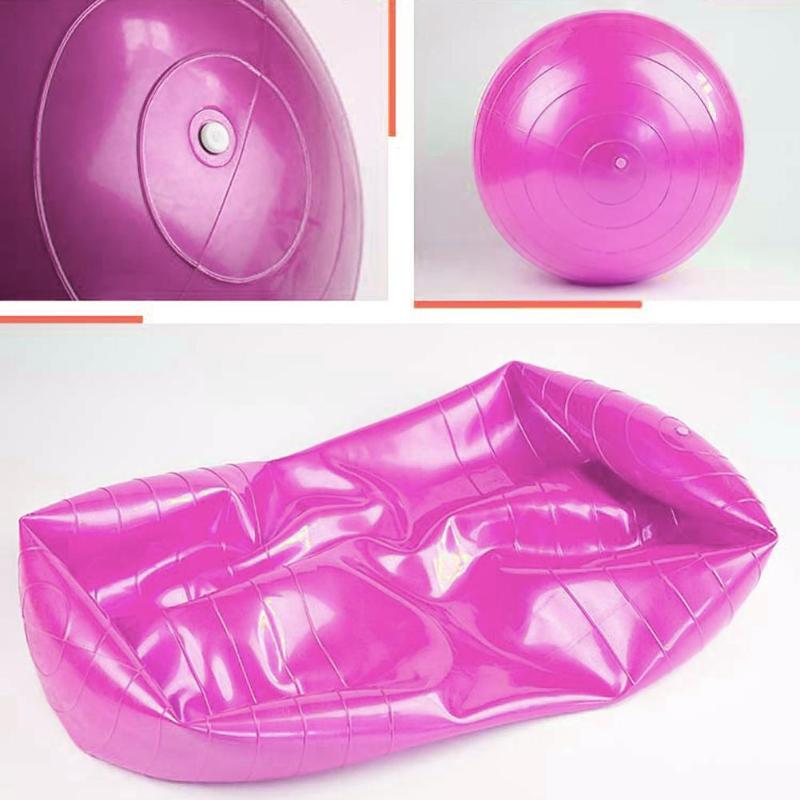 Anti-Burst Pilates Yoga Ball Sports Peanut Yoga Balls Pilates Gym Balance Fitness PVC Exercise Pilates Workout Massage Ball-ebowsos