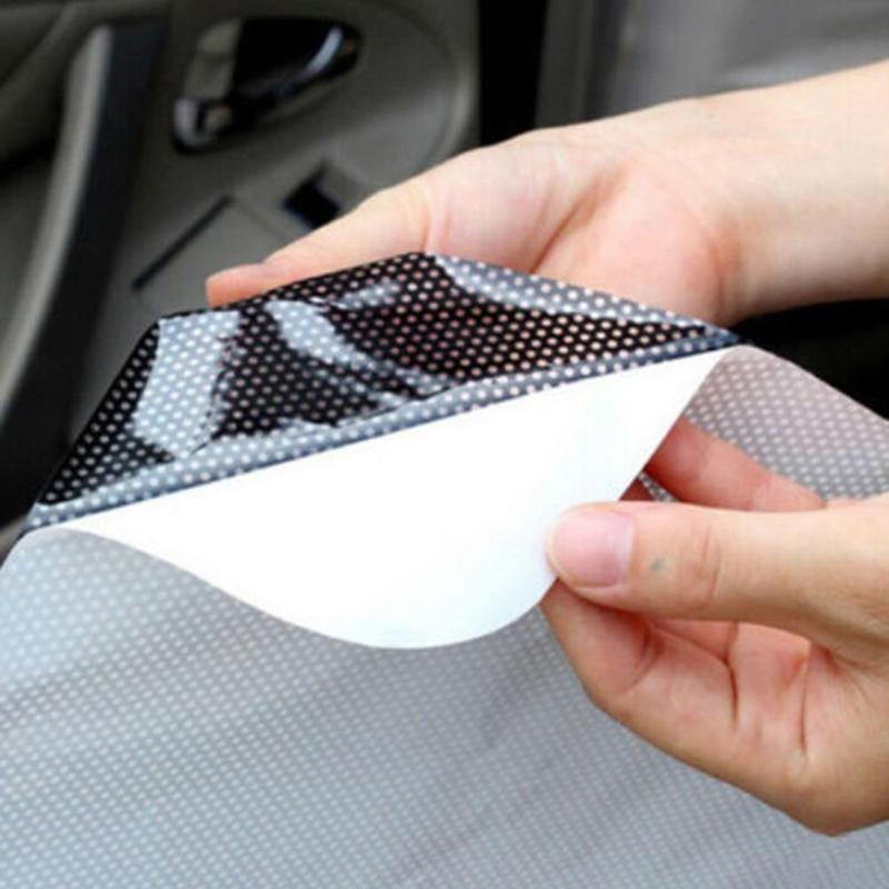Auto Care 2Pcs Black Side Car Sun Shades Rear Window Sunshades Cover Block Static Cling Visor Shield Screen Interior Accessories - ebowsos