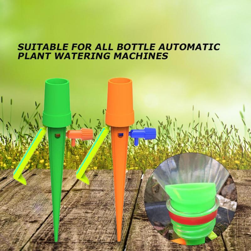 Auto Drip Irrigation Watering System Universal Watering Spike for Plants Flower Indoor Household Waterers Bottle Drip Irrigation - ebowsos