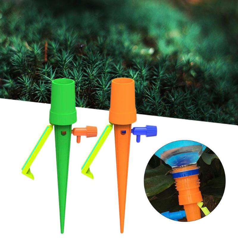 Auto Drip Irrigation Watering System Universal Watering Spike for Plants Flower Indoor Household Waterers Bottle Drip Irrigation - ebowsos