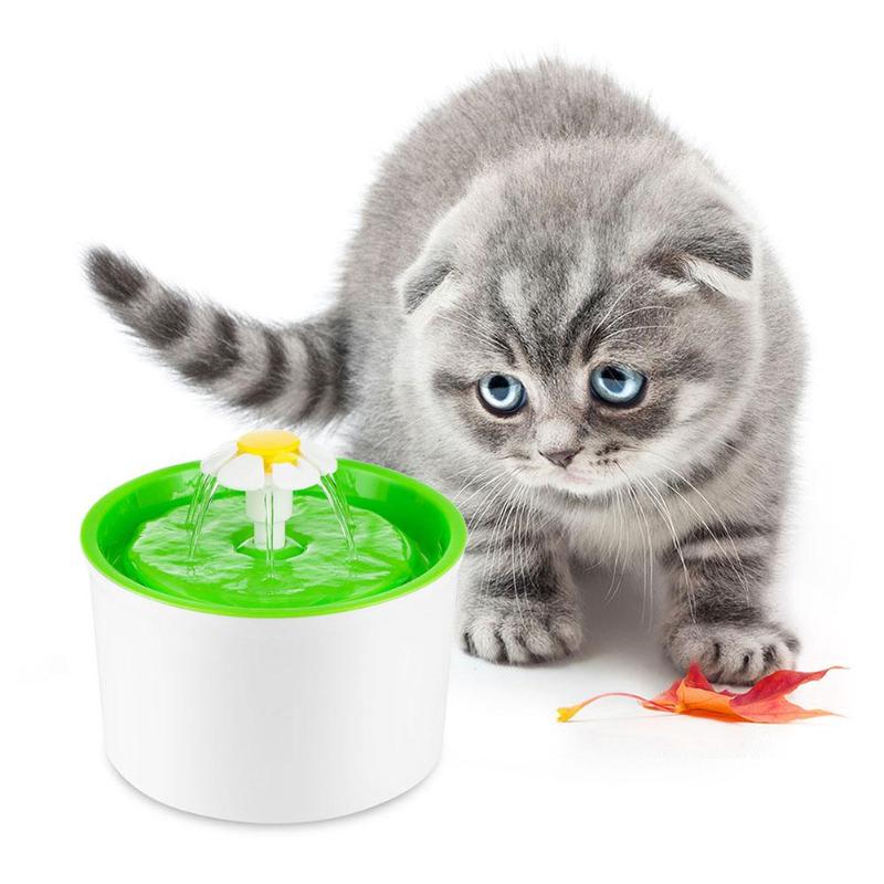 Automatic Cat Water Fountain 1.6L Electric Water Fountain Dog Cat Pet Drinker Bowl Pet Drinking Automatic Feeders Pet Supplies - ebowsos