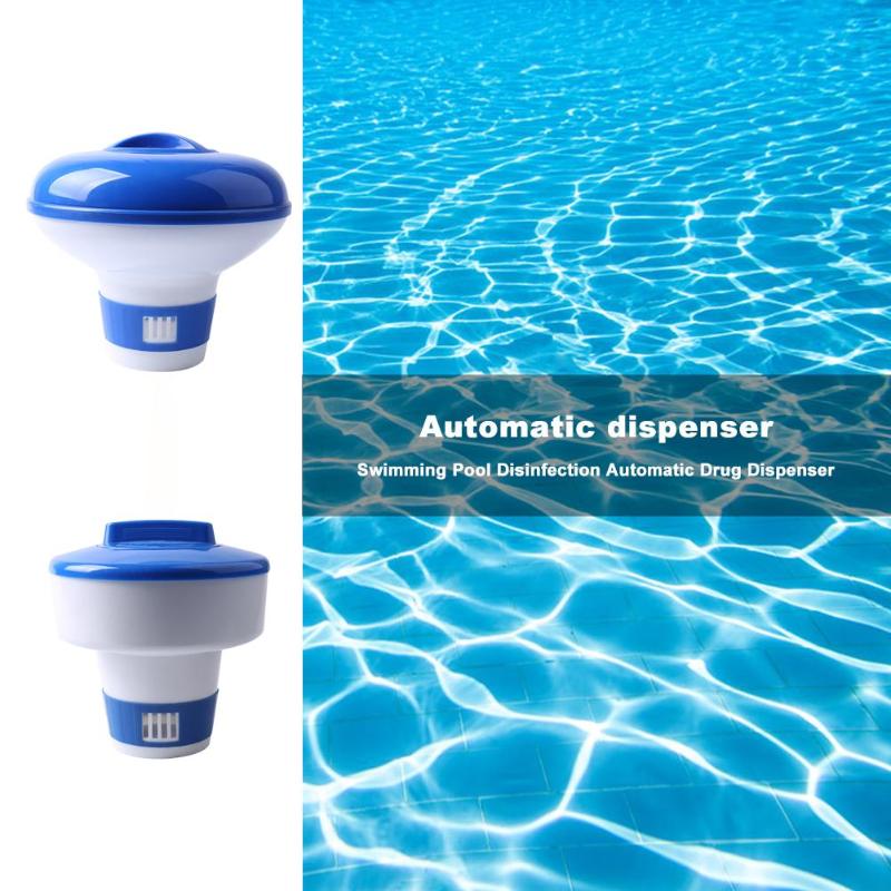 Automatic Disinfection Pill Case Dispenser Wide Scope of Application Daily Durability Swimming Pool Floating Medicine Box-ebowsos