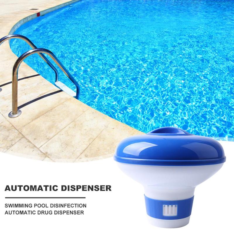 Automatic Disinfection Pill Case Dispenser Wide Scope of Application Daily Durability Swimming Pool Floating Medicine Box-ebowsos