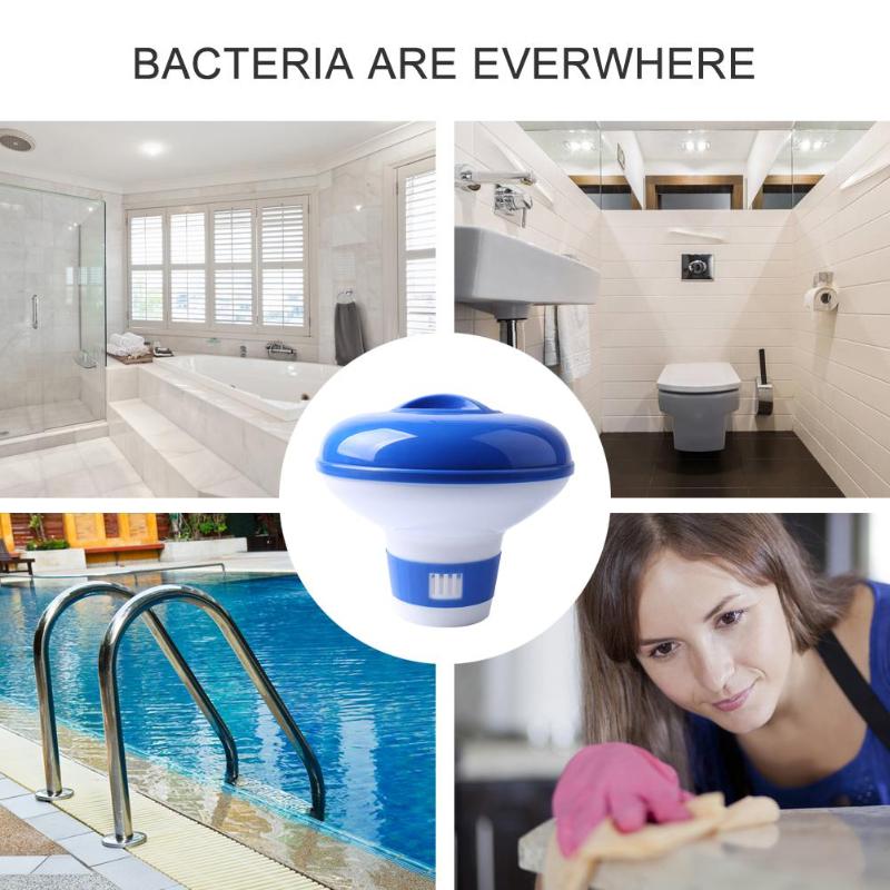 Automatic Disinfection Pill Case Dispenser Wide Scope of Application Daily Durability Swimming Pool Floating Medicine Box-ebowsos