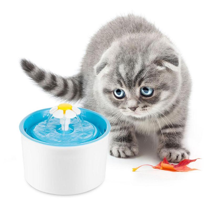 Automatic Pet Drinking Fountains Mute Cat Dog Water Dispenser Feeder Bottle - ebowsos