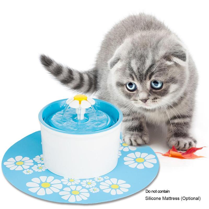 Automatic Pet Drinking Fountains Mute Cat Dog Water Dispenser Feeder Bottle - ebowsos