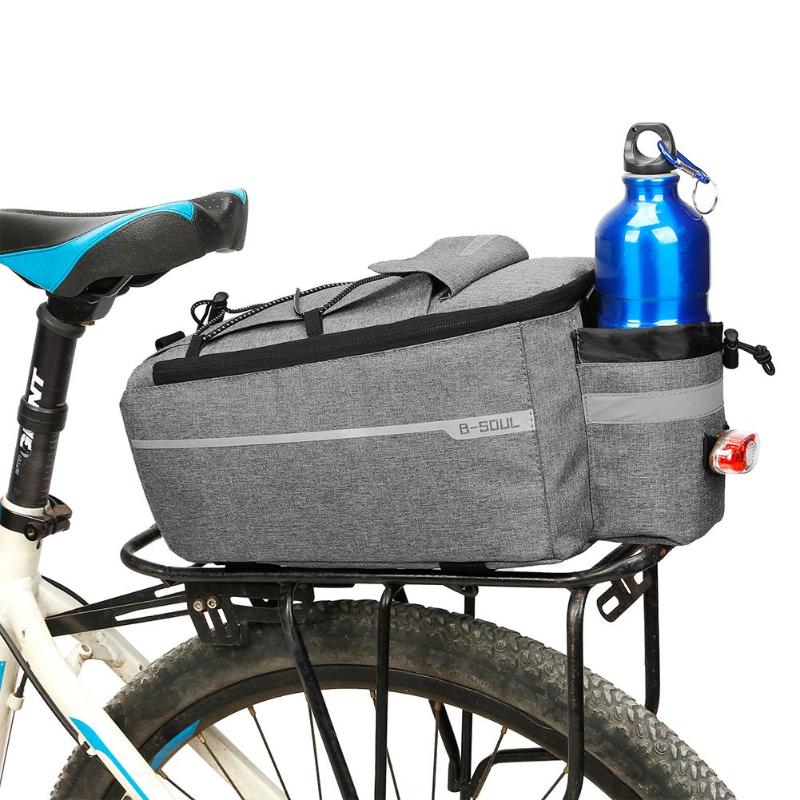 B-SOUL Bicycle Bag Bike Rear Rack Bag Package Bicycle Shelf Utility Pocket Riding Equipment Shoulder Bag Pack Riding Supplies-ebowsos