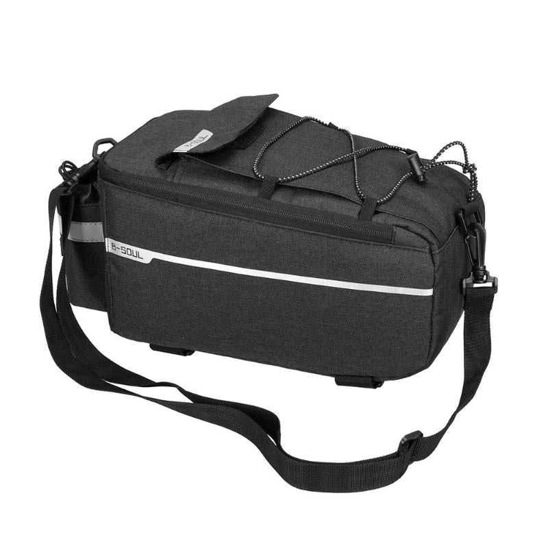 B-SOUL Bicycle Bag Bike Rear Rack Bag Package Bicycle Shelf Utility Pocket Riding Equipment Shoulder Bag Pack Riding Supplies-ebowsos