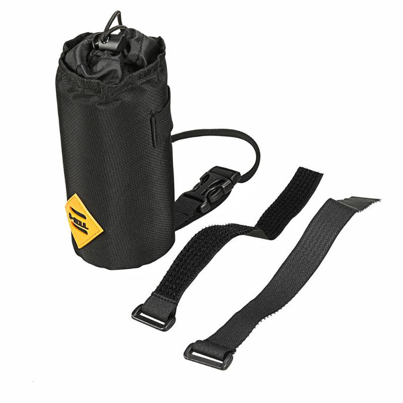 B-SOUL Bicycle Bottle Bag Bike Handlebar Front Tube Bag Insulation Bag Bottle Pouch Military Cycling Kettle Holder-ebowsos