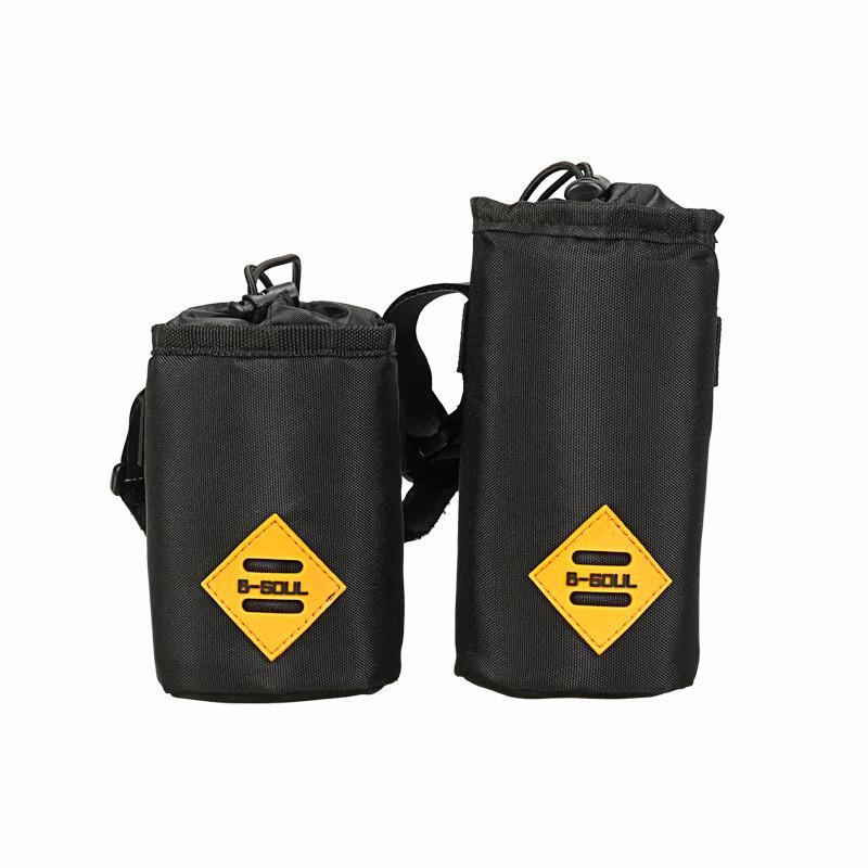 B-SOUL Bicycle Bottle Bag Bike Handlebar Front Tube Bag Insulation Bag Bottle Pouch Military Cycling Kettle Holder-ebowsos