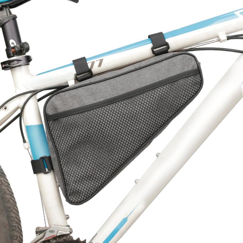 B-SOUL Bike Bag Triangle Bicycle Front Tube Frame Bag Mountain Bike Accessories Cycling Bag Panniers Bike Basket-ebowsos