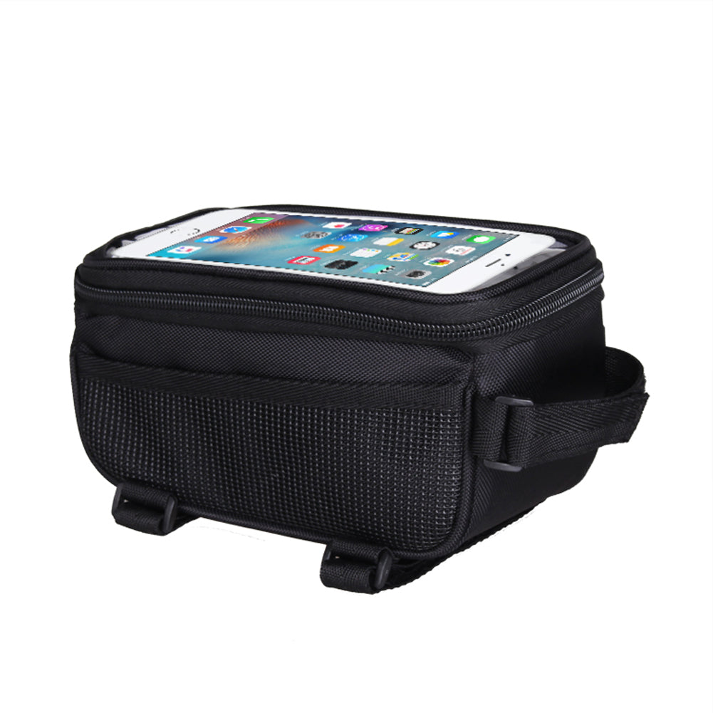 B-SOUL Waterproof Mobile Phone Bag Case Multi-functional Bike Front Tube Frame HandBags Bike Phone Hold 1.5L-ebowsos