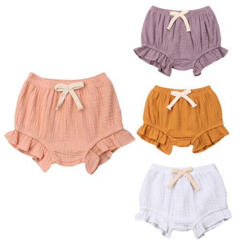 Baby Boy Girl Solid Shorts Bottoms PP Bloomers Panties - ebowsos