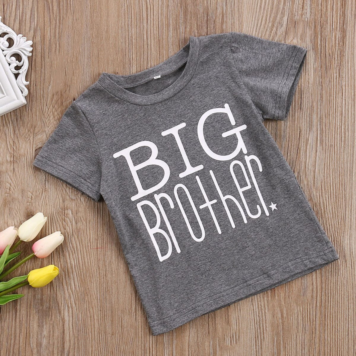 Baby Boy Girl Summer Children Clothing T-shirt Kids Boys Brother Sister Short Sleeve Cotton Tops Baby - ebowsos