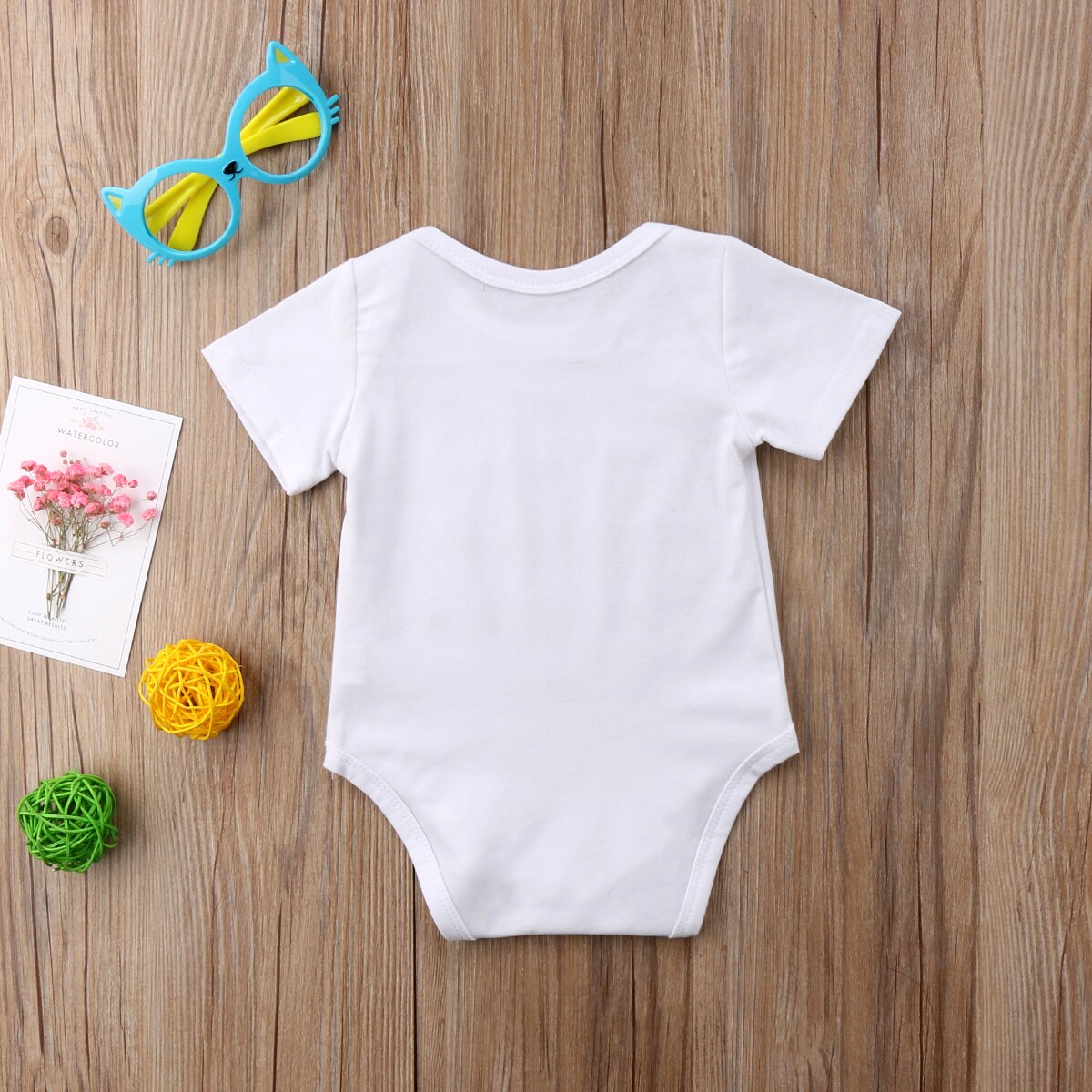 Baby Boy Girl Summer Clothes Letter Fashion Cotton Brand Short Sleeve Cute MY AUNT Romper Jumpsuit Cotton Outfits Sunsuit - ebowsos