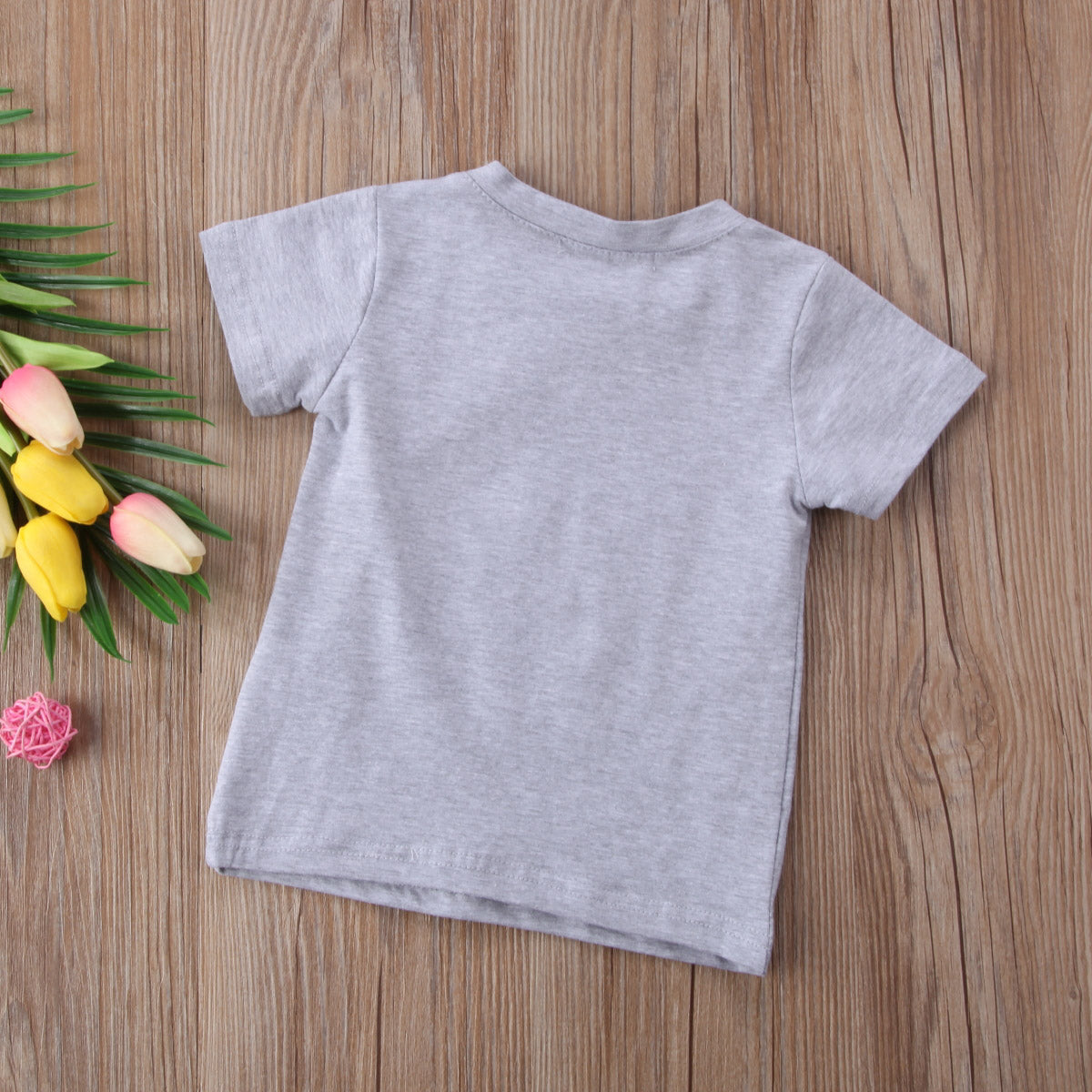 Baby Girl Boys Short Sleeve T-shirts Tops Blouse Casual Clothes Newborn Toddler baby - ebowsos