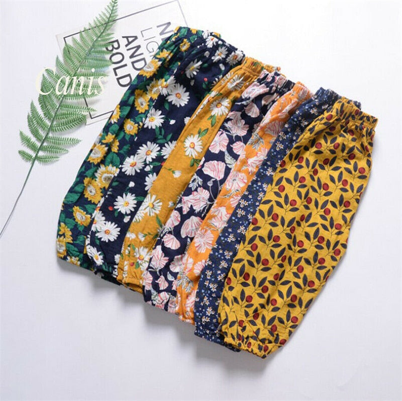 Baby Girl Breathable Pants Bottom Joggy Loose SunFlower Trousers Clothes Lovely Girls Fashion Pants - ebowsos