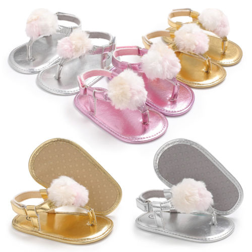 Baby Girl First Walkers Newborn Baby Girl Shoes Summer Soft Pram Crib Shoes USA - ebowsos