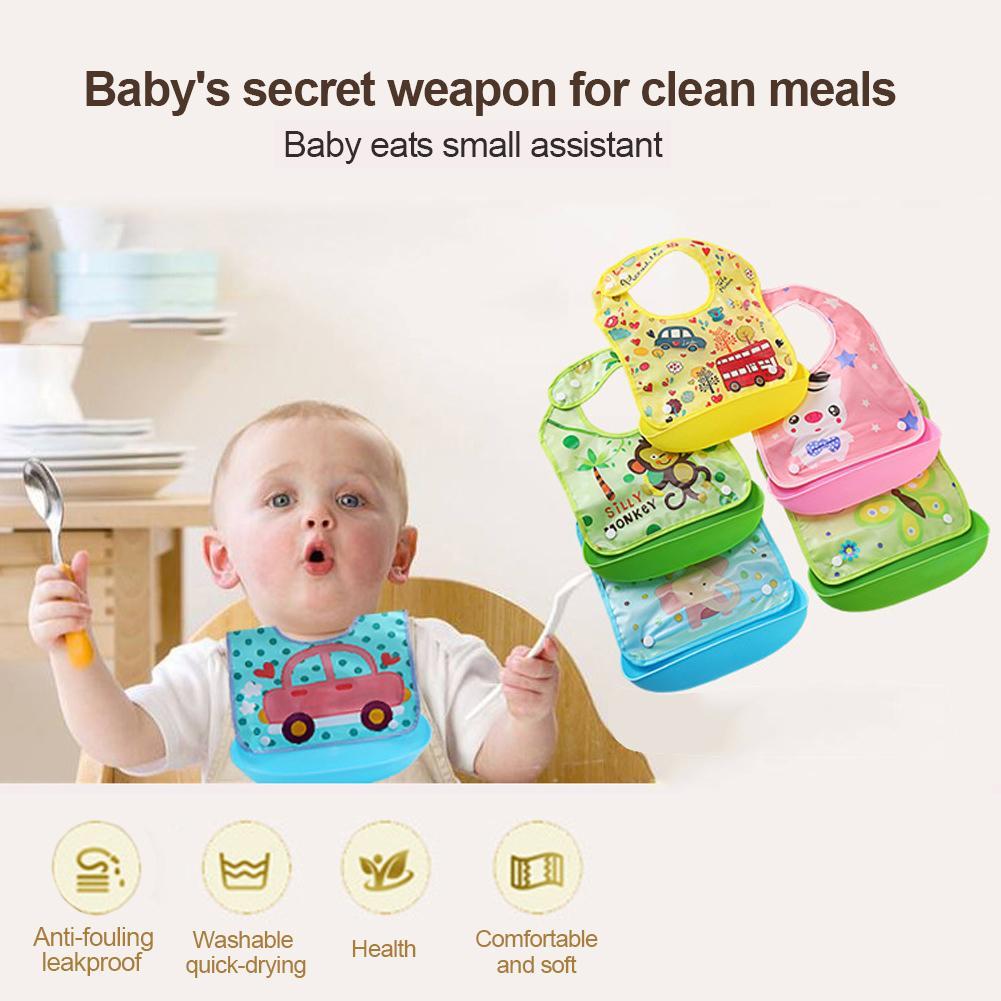 Baby Imitation Silicone Waterproof Bib-ebowsos