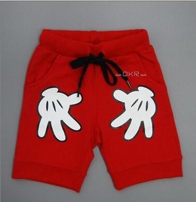 Baby Kids Boy Cartoon Mouse Short Sleeve T-shirt+ Palm Shorts Pants 2pcs Children Clothing Set  2-7Y - ebowsos