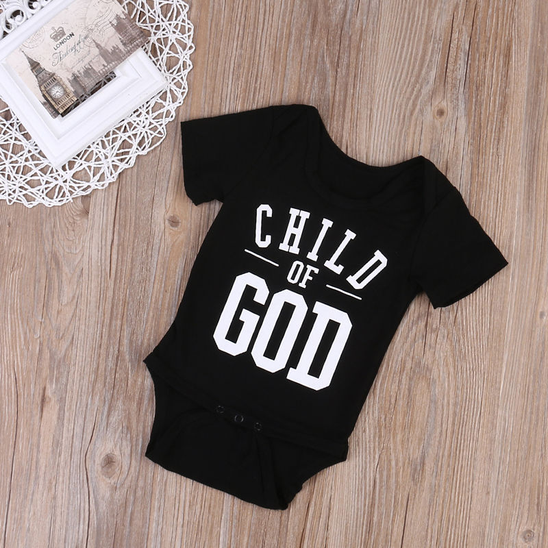 Baby Kids Boy Girl Infant Summer Jumpsuit Bodysuit Cotton Clothes Outfits - ebowsos