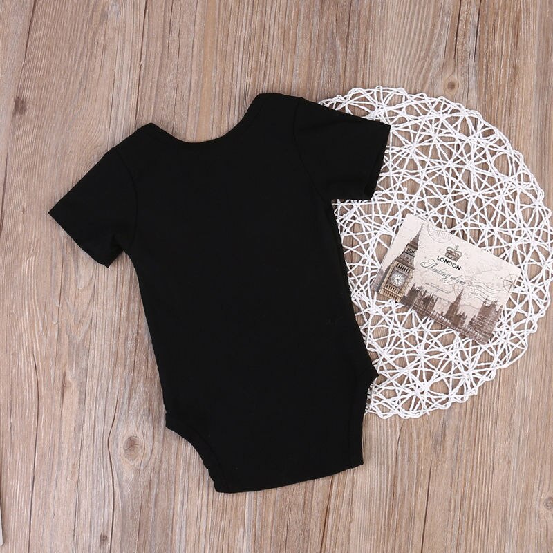 Baby Kids Boy Girl Infant Summer Jumpsuit Bodysuit Cotton Clothes Outfits - ebowsos