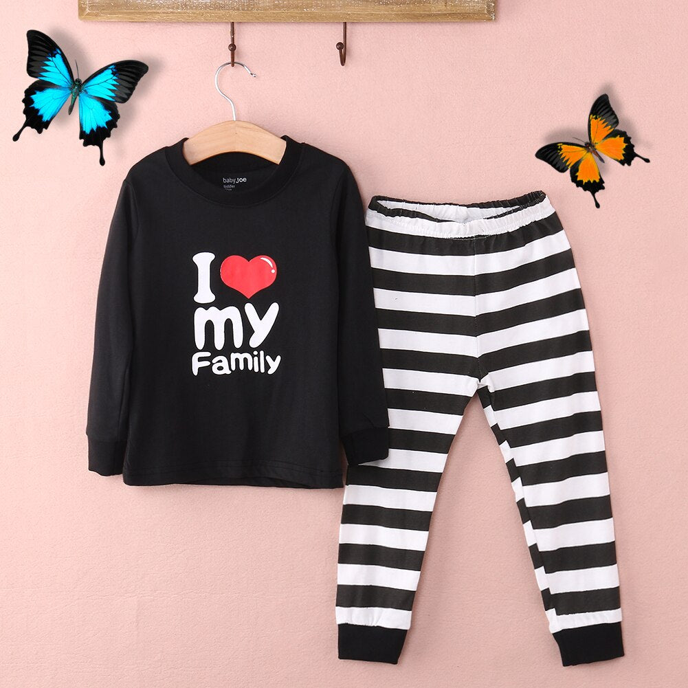 Baby Kids Girls Boys 100% Cotton Pajamas Pyjamas Sleepwear Home Wear Clothing - ebowsos