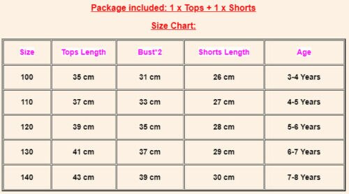 Baby Kids Girls Short Sleeve Tops Off Shoulder Shits+Shorts Pants Set 2Pcs Clothes - ebowsos