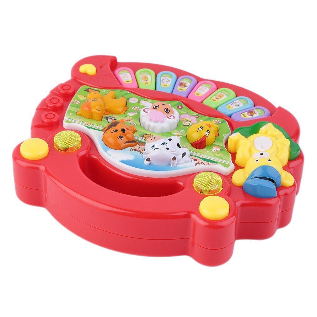 Baby Kids Musical Educational Animal Farm Piano Developmental Music Toy Gift SY-ebowsos