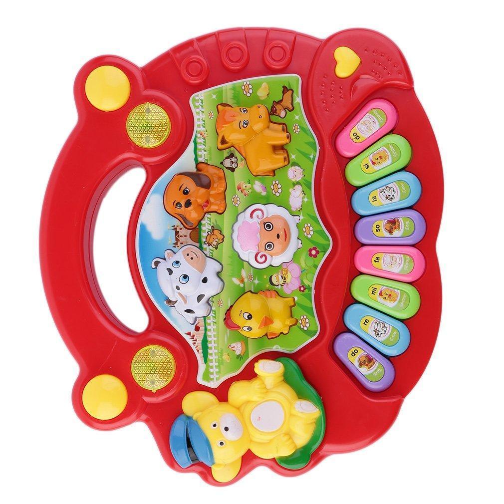 Baby Kids Musical Educational Animal Farm Piano Developmental Music Toy Gift SY-ebowsos