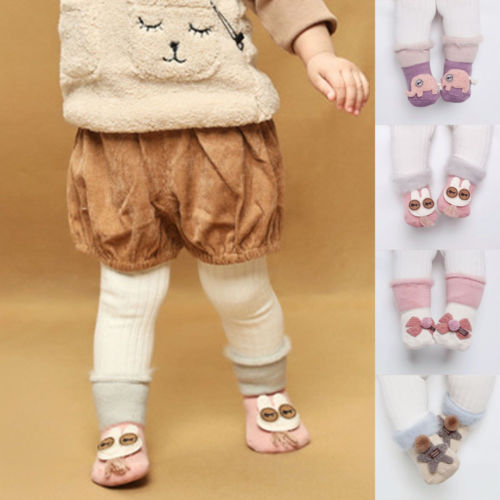 Baby Kids Toddler Cartoon Socks Anti-slip Sock Shoes Boots Floor Slipper Socks - ebowsos