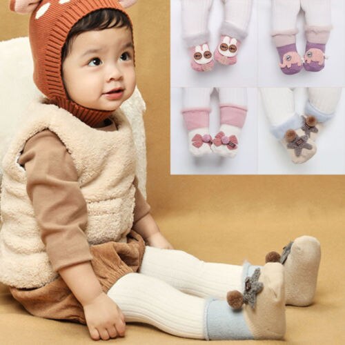 Baby Kids Toddler Cartoon Socks Anti-slip Sock Shoes Boots Floor Slipper Socks - ebowsos